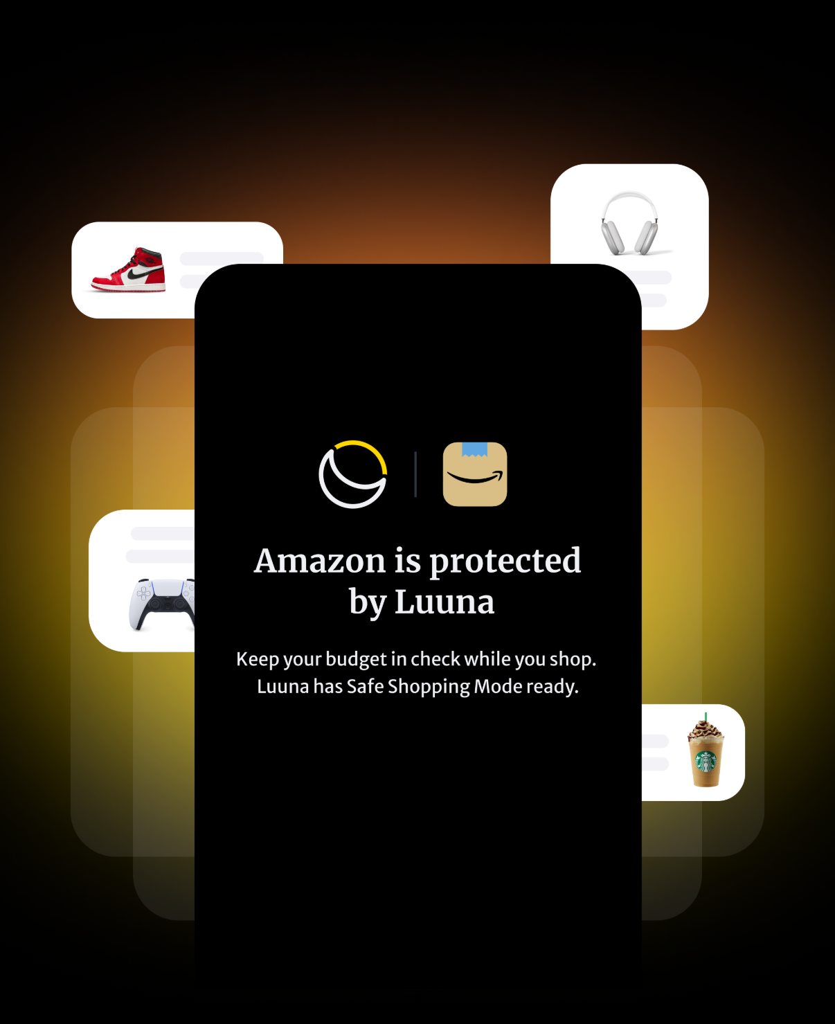 Luuna welcome screen